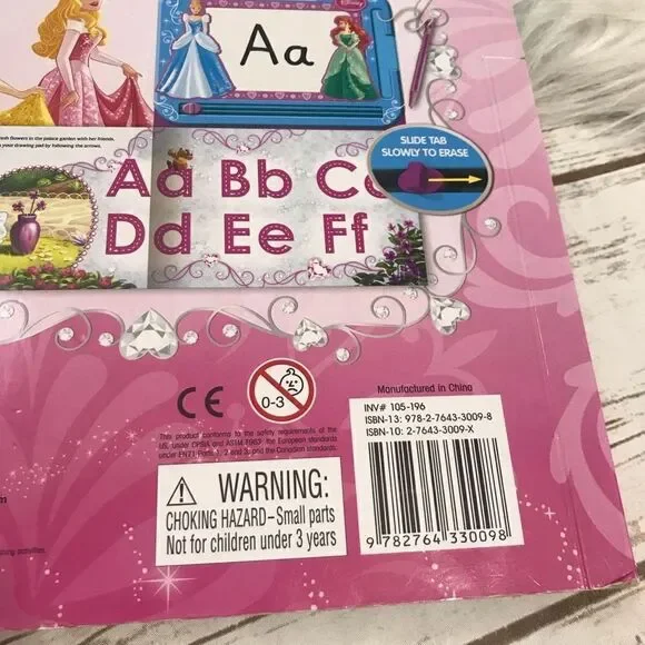 Disney Princess Learn To Write ABC‎ Book Magnetic Pen - Picture 3 of 7